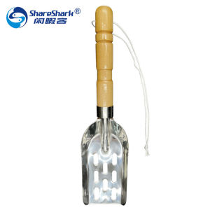 Stainless Steel Fishing Shovel Beach Fishing Bait Spoon Rockpile Maker Fishing Gear Durable Fishing Tools for Sea Fishing