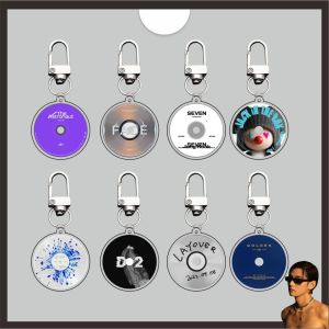 Acrylic Keychain Bag Charm Album Star Celebrity Fan Accessories Creative Gift Festival Supplies JIMIN V CD New Model