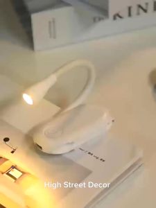Đèn đọc sách mini đèn kẹp sách 3 chế độ màu điều chỉnh độ sáng bảo vệ mắt