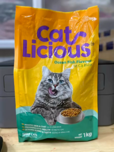 HẠT CAT LICIOUS - 1KG - THỨC ĂN CHO MÈO TRƯỞNG THÀNH ĐẸP DA LÔNG XƯƠNG RĂNG CHẮC KHỎE HỖ TRỢ THỊ GIÁC - VỊ CÁ BIỂN