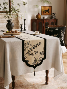 Bàn Trà Phong Cách Trung Hoa Bằng Vải Nhung Dài Hình Chữ Nhật Chống Bụi Cho Bàn Trà Phòng Khách Bàn Trà Cạp Cao Có Thể Gấp Lại