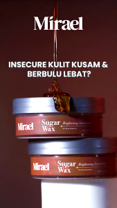 GLAMOIRE - MIRAEL - Brightening Strawberry Sugar Waxing Kit | Perontok Bulu Ketiak