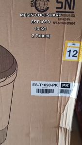 Mesin Cuci Dua Tabung 10 Kg Sharp ES T1090 Dholpin Wave