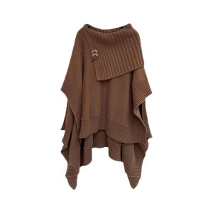 Chic French Knitted Shawl Coat Sweater Jacket JK Pleated Skirt Spring Women Two-Piece Set Fashionable Elegant Style Polyester Fabric