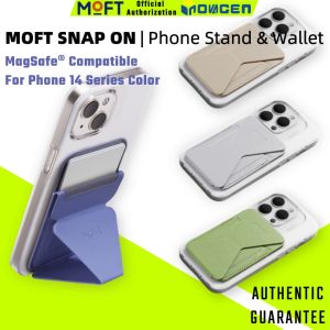 MOFT Snap On MagSafe Giá Đỡ Điện Thoại & Ví Phù Hợp Cho Điện Thoại 14 Màu Mới/Gắn Từ Tính Không Keo/Có Có Khe Cắm Thẻ Giá Đỡ Điện Thoại Di Động Thể Gập Lại