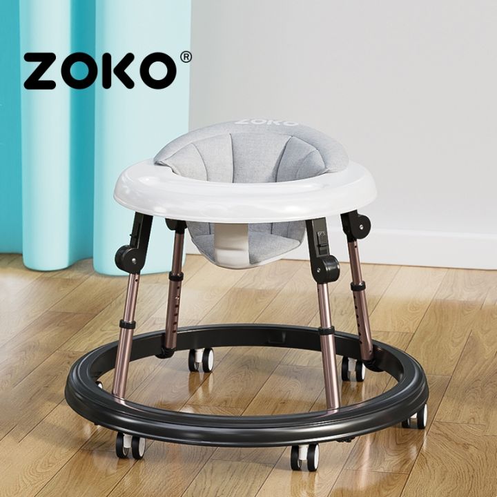 Zoko Baby Walker Multi-Functional Anti-Flip O-Leg Male and Female Baby Toddler Walking Frames/7-18 Months