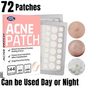 EFFECTIVE 72 PCS Salicylic Pimple Patch Blemish Treatment Skin Care Acne Repair Invisible Waterproof Acne Patch Hydrocolloid Stickers Pimples Removal Facial Skin Care