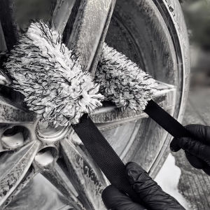 SEAMETAL Double-sided Cleaning Brush: Ultimate Car Wheel Hub Cleaner & Detailer
