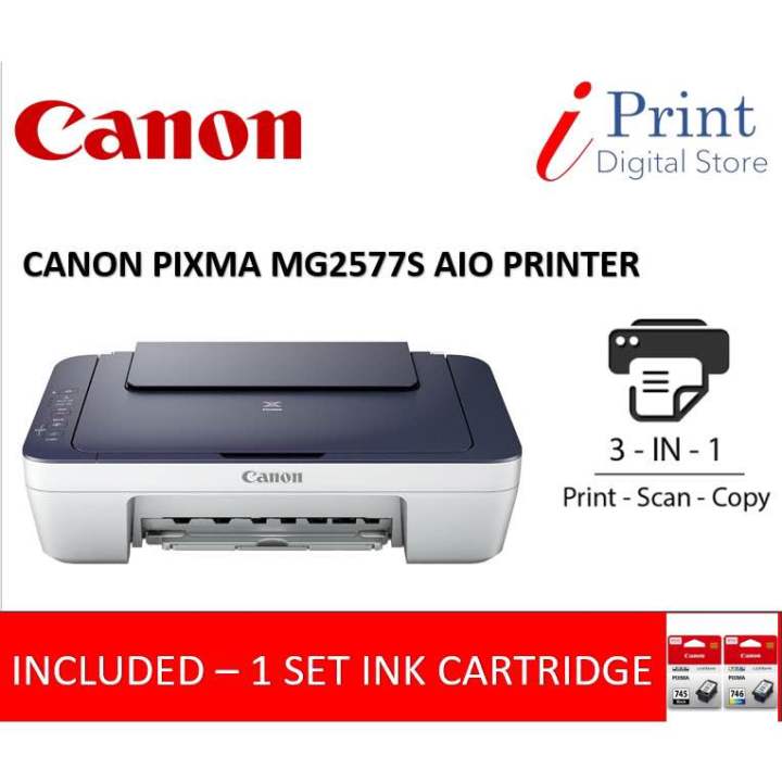 Canon Pixma MG2577S Lower Cost All In One Inkjet Printer (Print,Scan ...