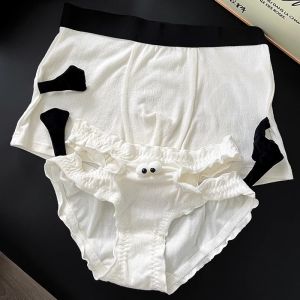 Quần Lót Tam Giác Ngọt Ngào Cho Cặp Đôi Mùa Hè Xuân Thu Hấp Dẫn Dễ Thương Màu Trắng Quần Lót Nam Quần Lót Nam Cạp Vừa