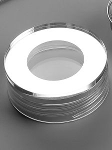 Transparent Crystal Glass Lid Leakproof Single Double Layer Universal Filter Net Tea Water Cup Lid Sealed Dining Utensils Accessories