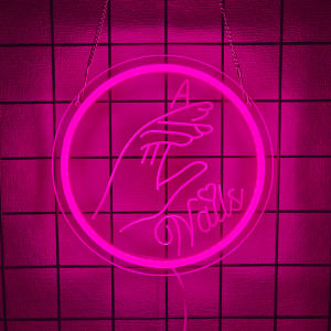 Nails Neon SignNail LED Neon Light For Nail Studio Beauty Salon Business Makep Room Wall DecorGirly Room NailsBirthday Gift
