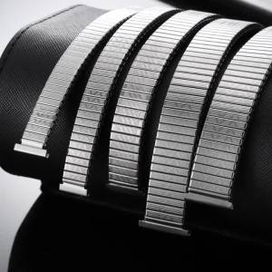 Stainless Steel Elastic Watch Strap Adjustable Wristband Men Women Universal 12mm 14mm 16mm 18mm 20mm Replacement Metal Bracelet