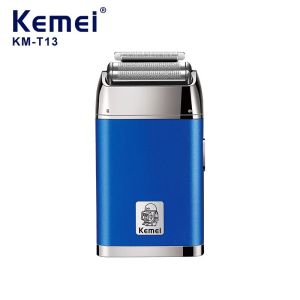Kemei KM-T13 Chuyên Nghiệp 3D Nổi Máy cạo râu dạng cuộn Điện Lá Mặt Dao Cạo Râu Tóc Mai Đầu Máy cạo râu Máy Cạo Râu Cho Nam Giới hói