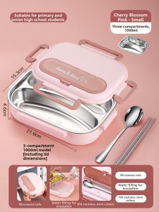 XIAOCHUSHU | Thermal Lunch Box For Office Workers Students Adults Microwave Safe