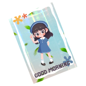Customizable Cross Holographic Film Printing Sheets PVC