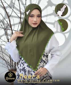 Hijab Instan Jersey Premium Meera By Rizwa\\n\\n Apa itu Hijab Instan Jersey Premium?\\n\\nHijab Instan Jersey Premium adalah hijab yang dirancang khusus dengan bahan jersey berkualitas tinggi. Dengan fitur instan, hijab ini mudah dipakai dan cocok untuk berbagai acara. Produk ini dikenal sebagai Hijab Meera By Rizwa, yang telah menjadi pilihan populer di kalangan wanita yang mencari hijab nyaman dan elegan.\\n\\n Kelebihan Hijab Instan Jersey Premium\\n\\nBerikut ini adalah beberapa kelebihan dari Hijab Instan Jersey Premium:\\n\\n- **Nyaman**: Bahan jersey yang digunakan membuat hijab ini sangat nyaman dipakai sepanjang hari.\\n- **Elegan**: Desain sederhana namun modern membuat Hijab Instan Jersey Premium cocok untuk berbagai acara, baik formal maupun informal.\\n- **Praktis**: Fitur instan memudahkan pengguna untuk memakai hijab tanpa repot.\\n\\n Cara Memilih Hijab Instan Jersey Premium yang Tepat\\n\\nBerikut beberapa tips untuk memilih Hijab Instan Jersey Premium yang tepat:\\n\\n- **Warna**: Pilih warna yang sesuai dengan jenis kulit dan preferensi pribadi.\\n- **Ukuran**: Pastikan hijab sesuai dengan ukuran kepala Anda agar nyaman dipakai.\\n- **Motif**: Pilih motif yang sesuai dengan gaya dan kesan yang ingin Anda sampaikan.\\n\\n Menggunakan Hijab Instan Jersey Premium untuk Acara\\n\\n Tips Memakai Hijab Instan Jersey Premium di Acara Formal\\n\\nBerikut beberapa tips untuk memakai Hijab Instan Jersey Premium di acara formal:\\n\\n- **Warna**: Pilih warna yang netral seperti hitam, putih, atau abu-abu.\\n- **Motif**: Hindari motif yang terlalu ramai atau mencolok.\\n- **Paduan**: Padukan hijab dengan pakaian formal seperti dress atau blazer.\\n\\n Cara Memadupadankan Hijab Instan Jersey Premium dengan Pakaian Acara\\n\\nBerikut beberapa cara untuk memadupadankan Hijab Instan Jersey Premium dengan pakaian acara:\\n\\n- **Warna**: Pilih warna hijab yang senada atau kontras dengan warna pakaian.\\n- **Motif**: Padukan hijab dengan pakaian yang memiliki motif serupa atau berbeda.\\n- **Aksen**: Tambahkan aksesori seperti gelang atau anting untuk menambah kesan formal.\\n\\n Hijab Instan Jersey Premium untuk Pesta\\n\\n Cara Memilih Hijab Instan Jersey Premium untuk Pesta\\n\\nBerikut beberapa tips untuk memilih Hijab Instan Jersey Premium untuk pesta:\\n\\n- **Warna**: Pilih warna yang cerah dan ceria.\\n- **Motif**: Pilih motif yang cerah dan berani.\\n- **Ukuran**: Pilih ukuran yang cukup besar agar hijab tidak terlalu ketat.\\n\\n Tips Memakai Hijab Instan Jersey Premium di Pesta\\n\\nBerikut beberapa tips untuk memakai Hijab Instan Jersey Premium di pesta:\\n\\n- **Warna**: Pilih warna yang senada atau kontras dengan warna pakaian.\\n- **Motif**: Padukan hijab dengan pakaian yang memiliki motif serupa atau berbeda.\\n- **Aksesori**: Tambahkan aksesori seperti gelang atau anting untuk menambah kesan glamor.\\n\\n Keuntungan Menggunakan Hijab Instan Jersey Premium\\n\\nBerikut beberapa keuntungan menggunakan Hijab Instan Jersey Premium:\\n\\n- **Kenyamanan**: Hijab ini sangat nyaman dipakai sepanjang hari.\\n- **Elegansi**: Desain sederhana namun modern membuat Hijab Instan Jersey Premium cocok untuk berbagai acara.\\n- **Praktis**: Fitur instan memudahkan pengguna untuk memakai hijab tanpa repot.\\n\\n Cara Merawat Hijab Instan Jersey Premium\\n\\nBerikut beberapa cara untuk merawat Hijab Instan Jersey Premium:\\n\\n- **Cuci**: Cuci hijab dengan air hangat dan deterjen khusus.\\n- **Jemur**: Jemur hijab di tempat teduh dan hindari sinar matahari langsung.\\n- **Simpan**: Simpan hijab di tempat yang kering dan terlindungi dari debu.\n}