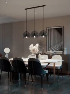 Nordic Glass Ball Pendant Light Creative Kitchen Bar Counter Chandelier Ceiling Lights Minimalist Bedroom Bedside Droplights Modern Dining Light Cafe Decorative Hanging Light Lampu Hiasan Gantung 吊灯