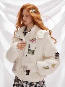 Unifree | Windproof Warm Padded Waist-accentuating Down Jacket