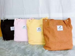 เสนอกระเป๋าผ้าแคนวาสใบใหญ่แคนวาสใบใหญ่ใส่ได้ใส่ของได้เยอะ JJ4529