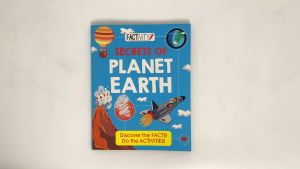 Factivity Learn About Planet Earth Volcano Earthquake Facts & Activity Book With Puzzles Mazes Experiments for Kids
