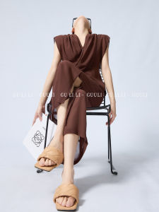 GULILI | Stylish High-end Sleeveless Wide-leg Two-piece Set Summer
