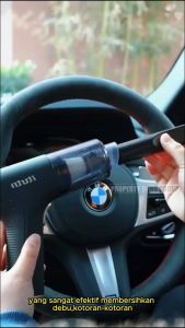 Vacuum Cleaner Mobil Mini Portable Wireless Nirkabel Tanpa Kabel | Alat Penyedot Debu Kotoran di Mobil