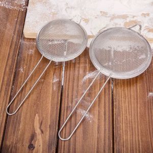 Serokan Saringan Minyak Ceko 20cm 18cm 16cm 14cm 12cm 10cm 8cm / Penyaring Kopi / Teh Stainless