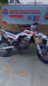 Desain dan Pemilihan Stiker Full Body Motor WR155, DTracker Gordon, CRF150L & KLX