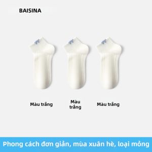 Baisina | Vớ Ngắn Mỏng Hấp Thụ Mùi Cho Phụ Nữ & Bé Gái Mùa Hè