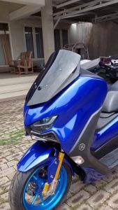 Stiker Skotlet Biru Tua Metalik Candy SuperGlossy Body Motor Mobil Sepeda Listrik Variasi Decal