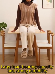 120CM Wood Dining Table Set Rectangular Modern Meja Makan Kitchen Meja Nordic Table Coffee Table Long Table 餐桌