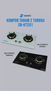 Sanex Kompor Gas Tanam SN-KT201 2 Tungku