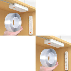 1-10M Nano Băng Dính Hai Mặt Chịu Lực Cao Trong Suốt Chống Thấm Nước Không Dấu Vết Cực Mạnh Có Thể Tháo Rời Keo Dán Kín Khe Cẽn Dải Dùng Cho Chế Biến Gỗ