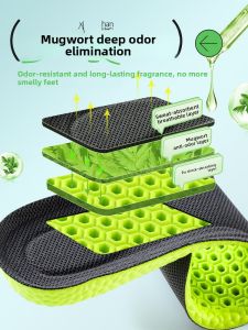 ZHIHAOEN | Moisture-Wicking Anti-Odor Shock-Absorbing Insoles