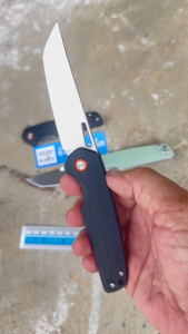 Supknife มีดพับ HWZBBEN ของแท้ ใบมีดD2 ด้ามจับG10 ระบบบอลแบริ่งเปิดใบมีดลื่นๆๆ มีดพกพา มีดตั้งแคมป์ มีดเดินป่า มีดเอนกประสงค์