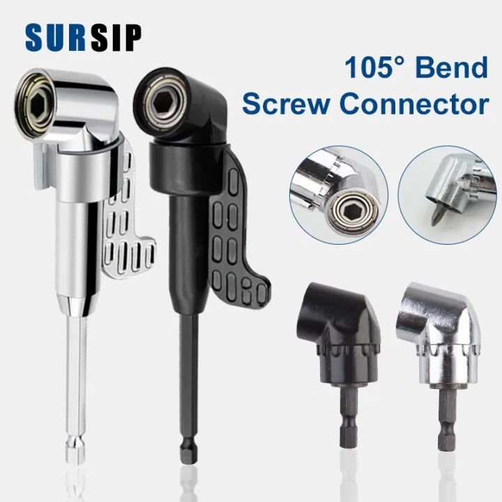 Đầu nối dài tua vít góc vuông 90 độ 1/4 cho máy khoan bắt vít | Lazada.vn