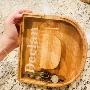 🔥 พร้อมส่ง กระปุกออมสิน รูปตัวอักษรภาษาอังกฤษ สําหรับตกแต่งบ้าน กระปุกออมสินน่ารัก กระปุกออมสินใส