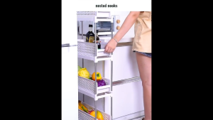 Slim Trolley with Pull Out Drawers Wheels Kitchen Bathroom Storage Rack Narrow Gap Movable Trolley Multi Purpose Laundry Storage