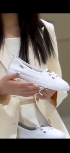 Converture womens sports shoes Genuine cowhide uppers flat shoes low cut shallow mouth super soft breathablewomens fashion shoes white