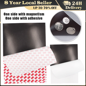 A4 Magnet Sheets Black Magnetic Mats for Refrigerator Photo and Picture Cutting Die Craft MagnetsMagnetic on One Side