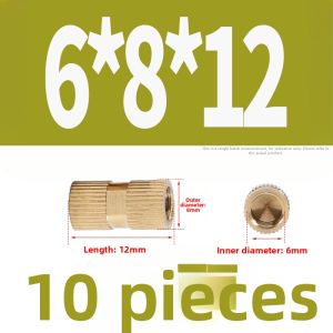 POWER&STRONG | Injection Molded Thermal Fusion Roll Patterned Blind Hole Copper Nuts