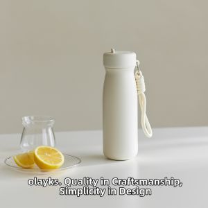 Olayks | Double Insulation 304 Stainless Steel Straw Thermos Cup