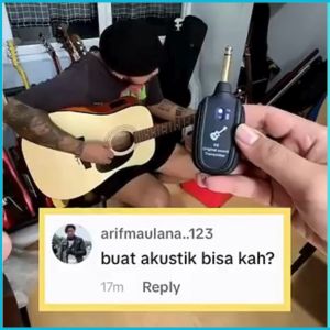 Kirim Cepat KEEP MOTION UHF Wireless System Gitar Transmitter Receiver - A8 / Tuner ampli gitar aquistik modifikasi preamp gitar aquistik audio mobil mic power amplifier penguat sinyal audio plus echo