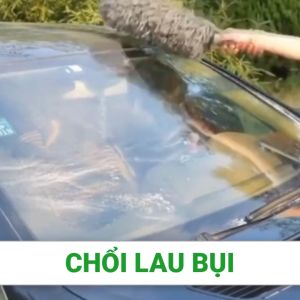 Chổi lau rửa xe ô tô chuyên dụng chổi lau bụi sợi dầu ô tô cán co rút tiện lợi