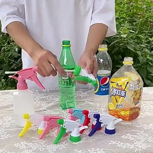 5pcs Plastic Sprinkler Nozzle Resistant Trigger Sprayer Universal Spray Bottle Spray Bottle Head