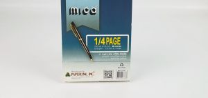 Pad Paper (MICA) Quiz Pad 1/4 size 100 mm x 125 mm 80 leaves 60 gsm All level