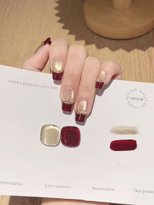 Handmade Luxury Nail Art Fuyu-Nail Cat Eye False Nails Sparkling Bright Color Wearable Nail Tips for Any Skin Type Chinese Origin