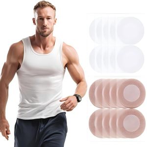 Mens Nipple Covers Mens Special Anti-Sweat and Anti-Friction Nipple Covers Invisible and Comfortable for Running and Everyday Wear