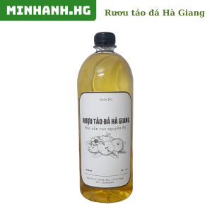 Rượu ngâm Táo đá - Chai 1L can 5L - 30 độ ngâm 6 tháng vàng thơm đặc sản Hà Giang